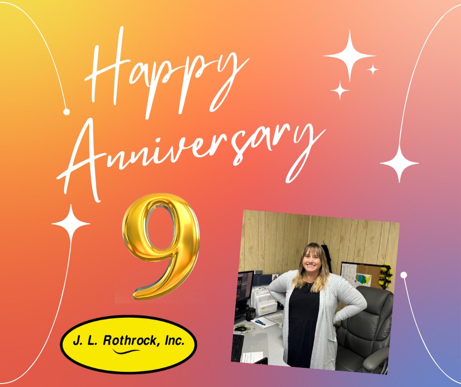 Happy Work Anniversary Andrea! Thank... - JL Rothrock, Inc