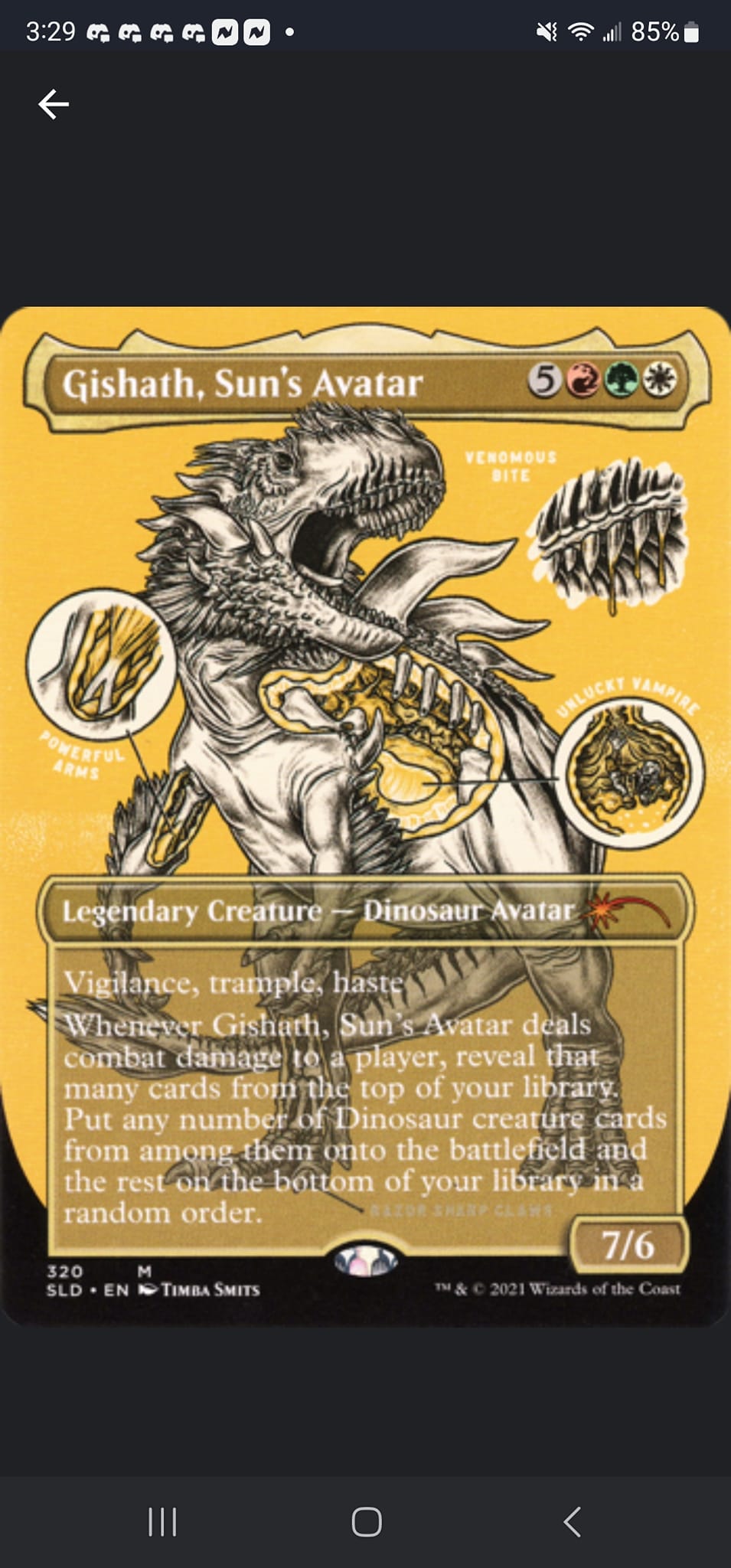 mtg gishath commander deck Gishath, Sun's Avatar Put any number of Dinosaur creature cards from among them onto the battlefield and the rest on the bottom of your library in a random order 2. MTG DECK - Custom