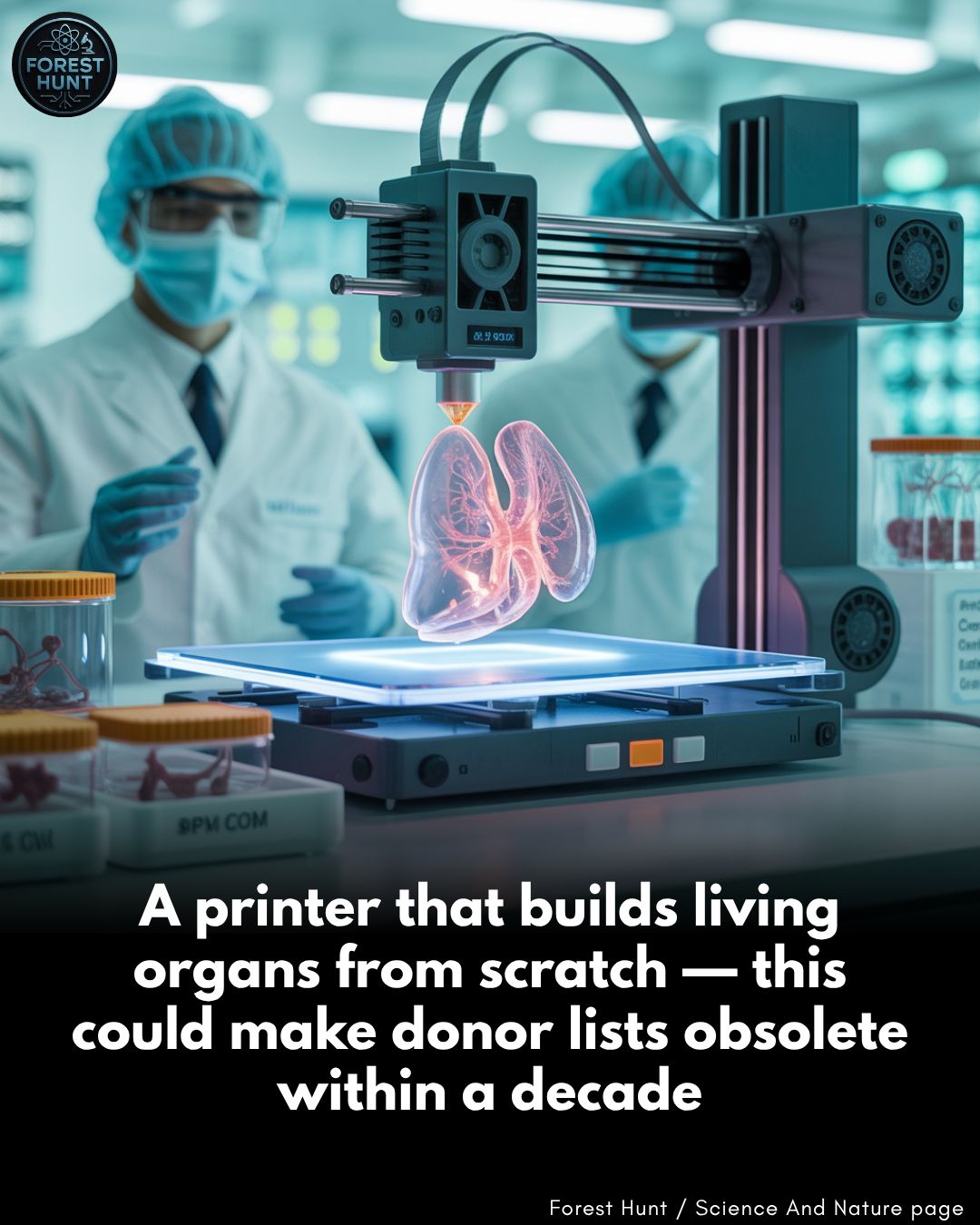 American doctors successfully print living organs using patients