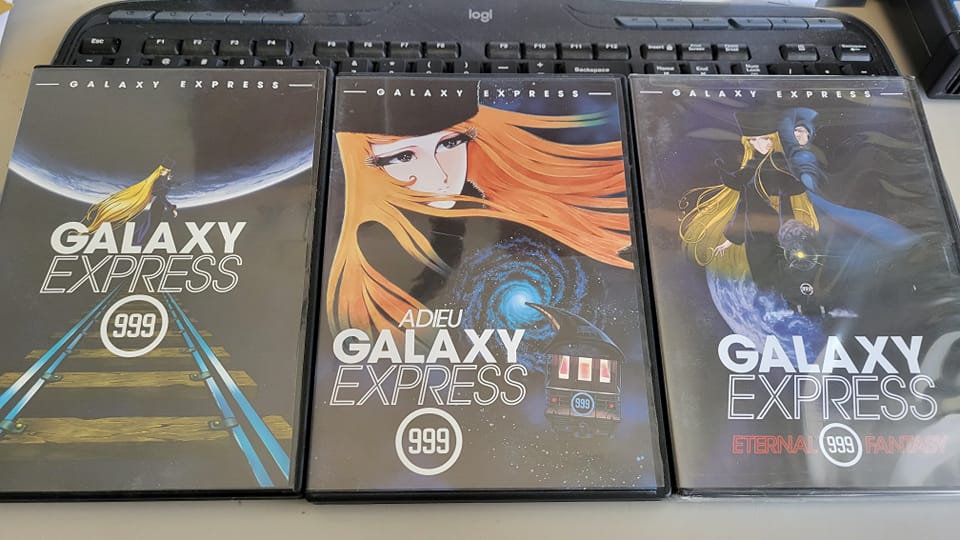 Finally got my physical copies of the Galaxy Express 999 trilogy