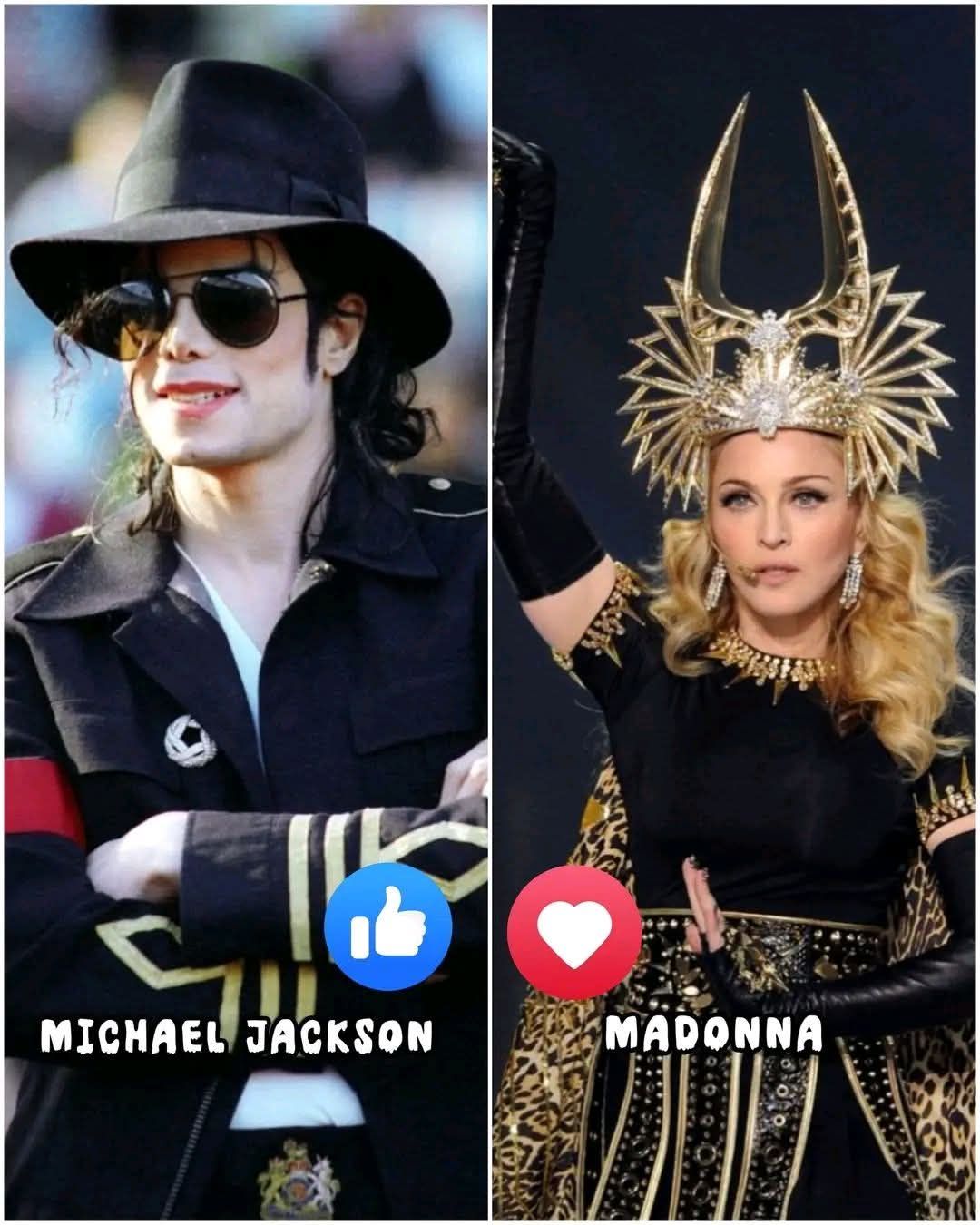 Madonna and Michael Jackson are together in the top 10 of the