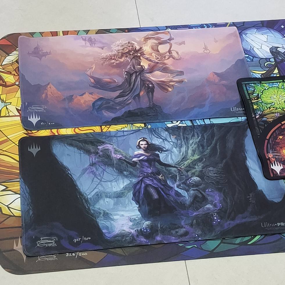 Signed limited edition MTG playmats by Magali Villeneuve FTW!!!