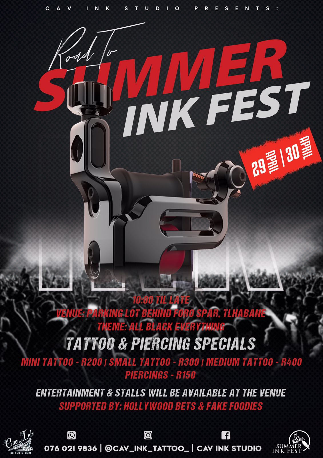 Cav Ink Studio - The Second #RoadToSummerInkFest to 2023... | Facebook