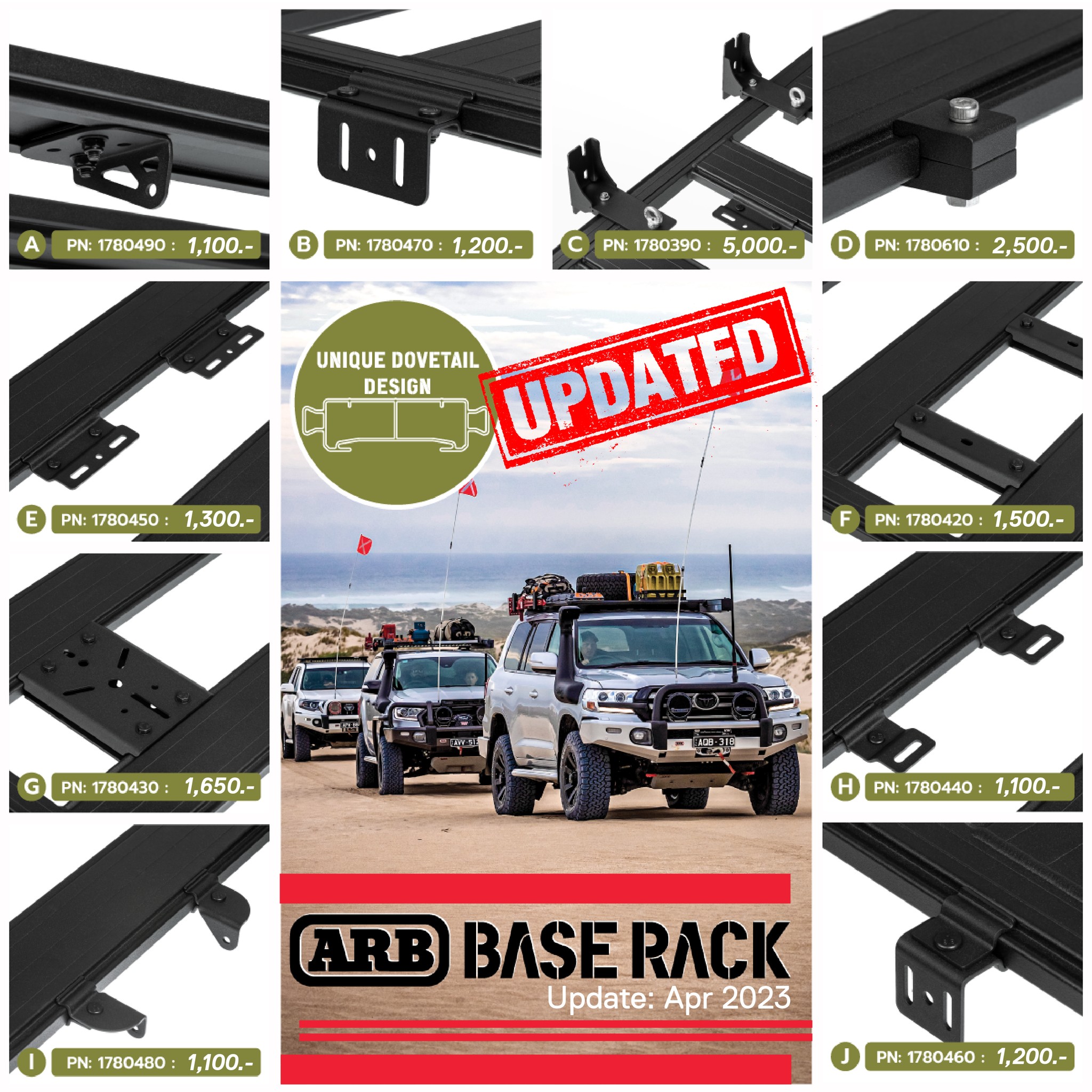 ARB Base Rack Accessories... - ARB 4x4 Accessories Thailand