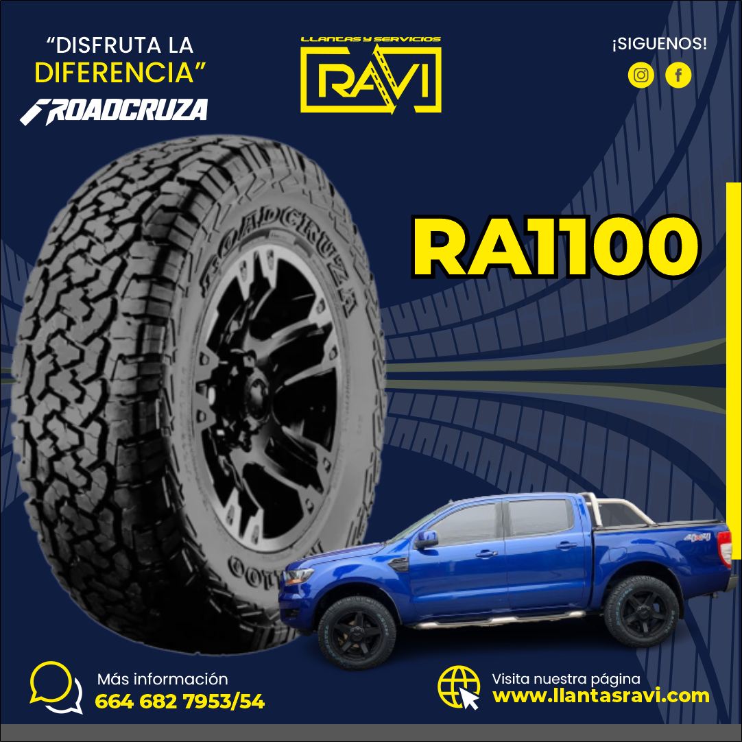 Llantera RAVI - El neumático todoterreno Roadcruza RA1100...