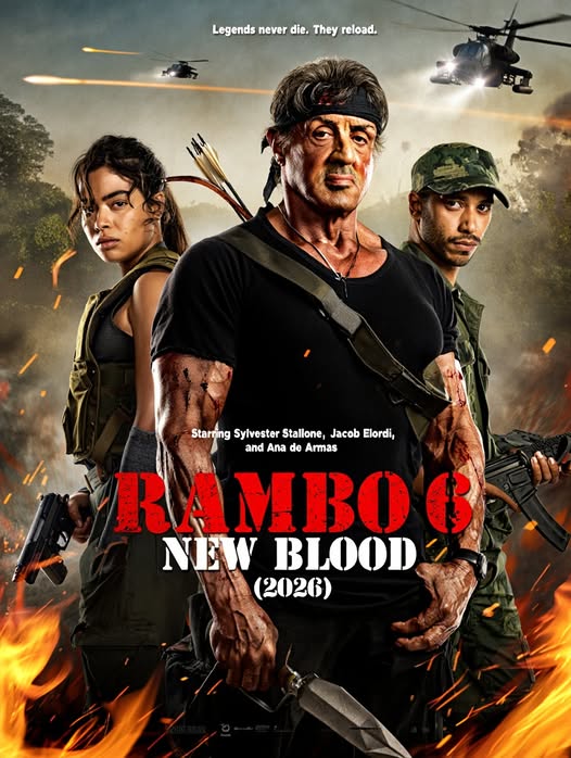 Chris - Rambo 6: New Blood (2026) Starring: Sylvester Stallone, Jacob ...