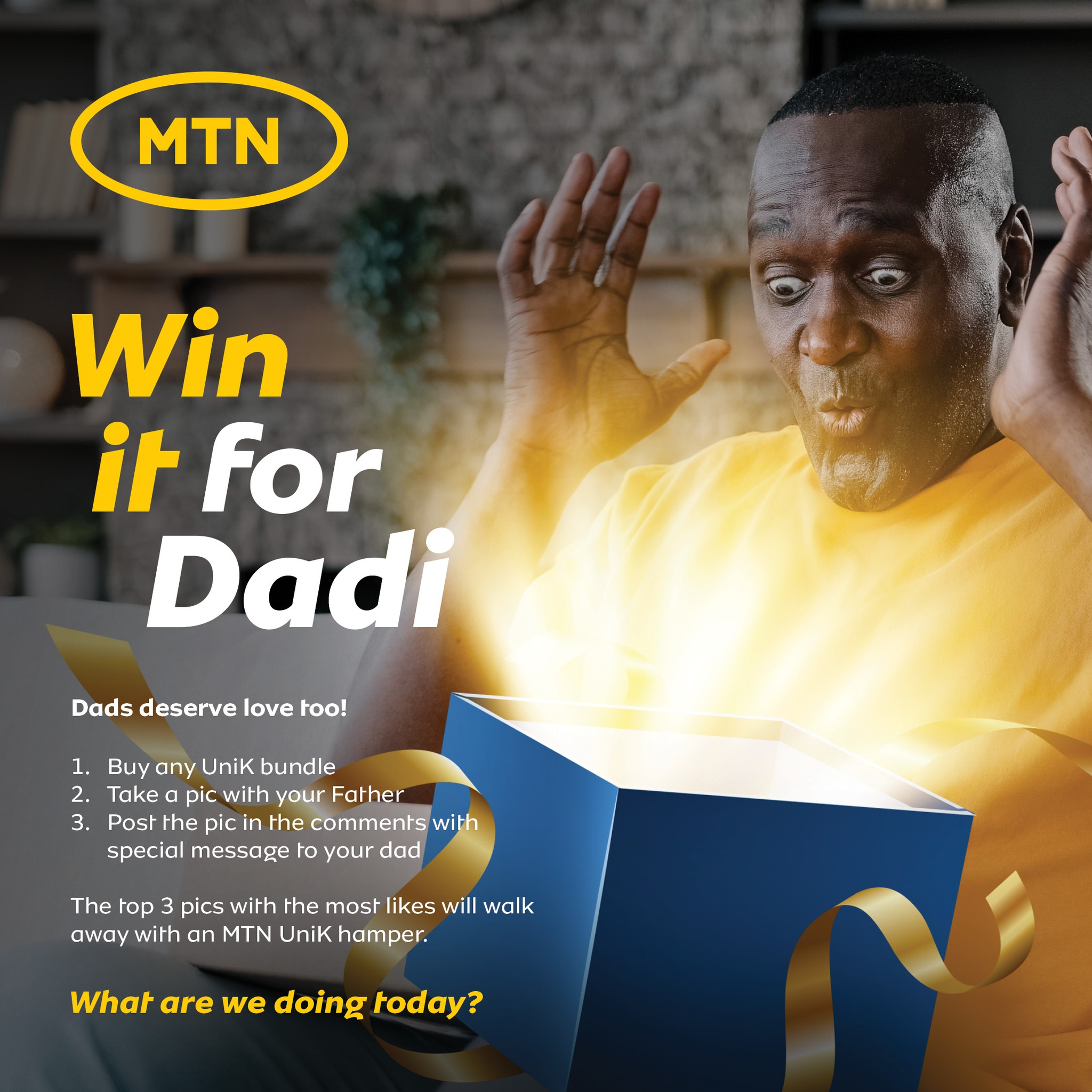 MTN Zambia - 🎉 Father's Day Giveaway Alert! 🎉 Celebrate... | Facebook