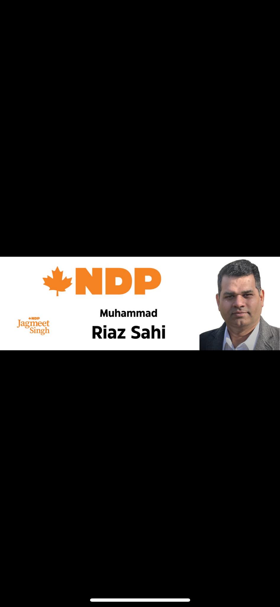 Muhammad Riaz Sahi, Federal NDP Candidate, Milton East-Halton Hills South