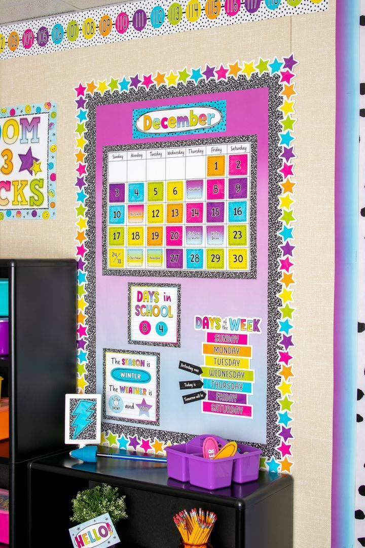 A bright and fun calendar is a... - Teacher Created Resources