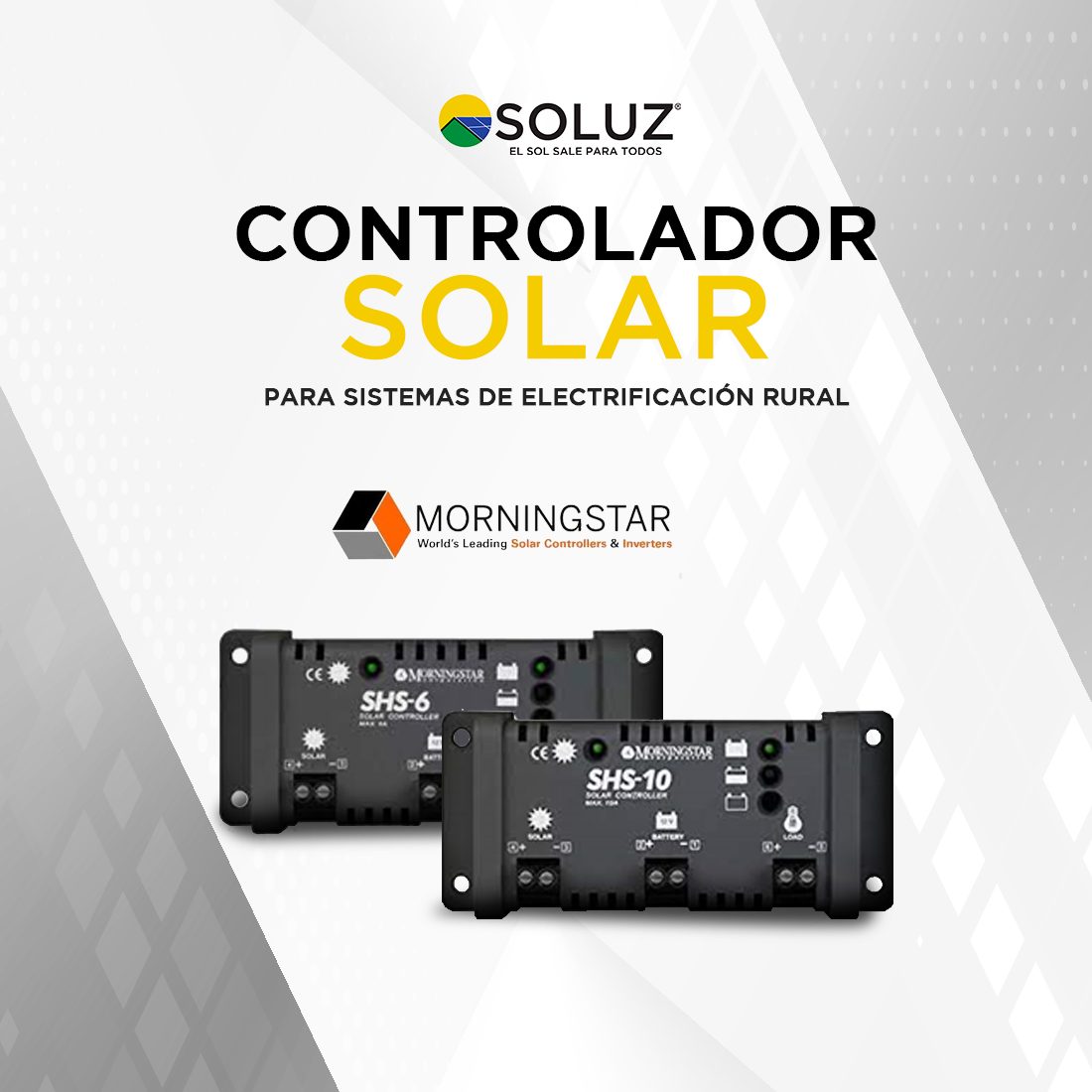 SOLUZ HONDURAS - El controlador solar Morningstar es ideal...