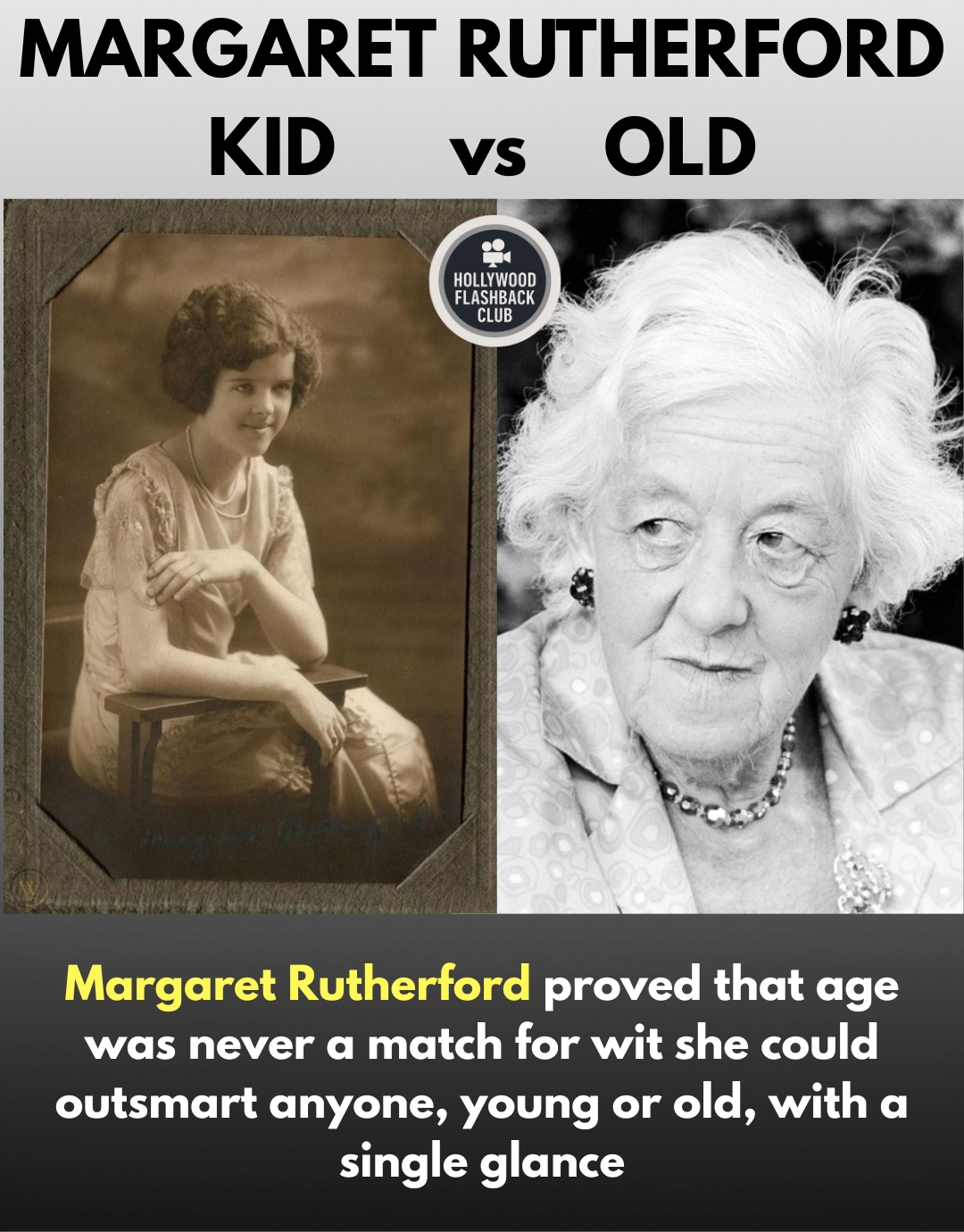Hollywood - Margaret Rutherford had a rare kind of comic timing one ...