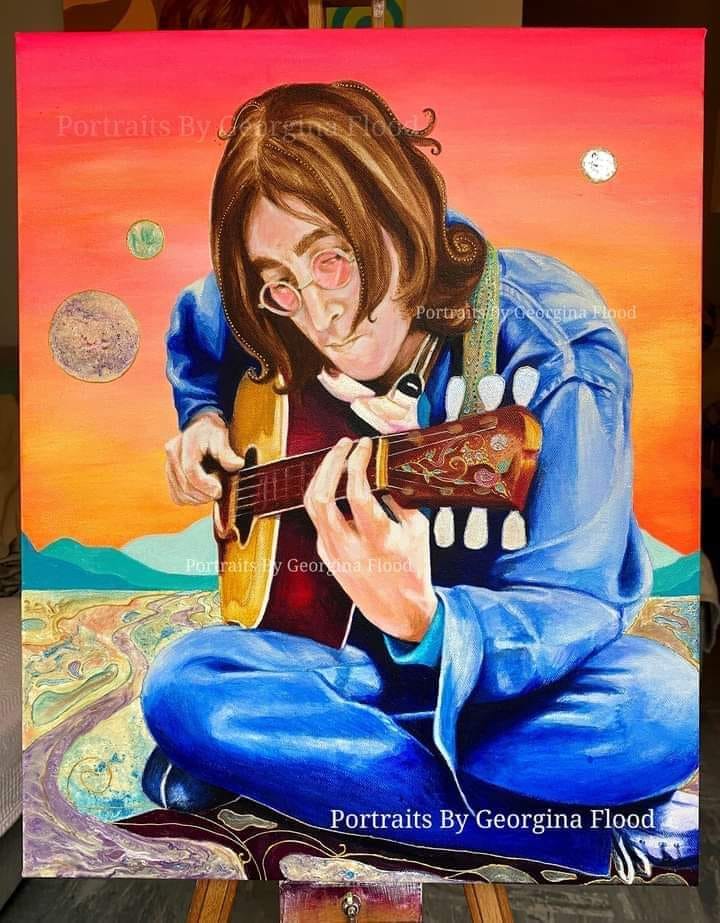 John Lennon Self Portrait [Print] By John Lennon💙