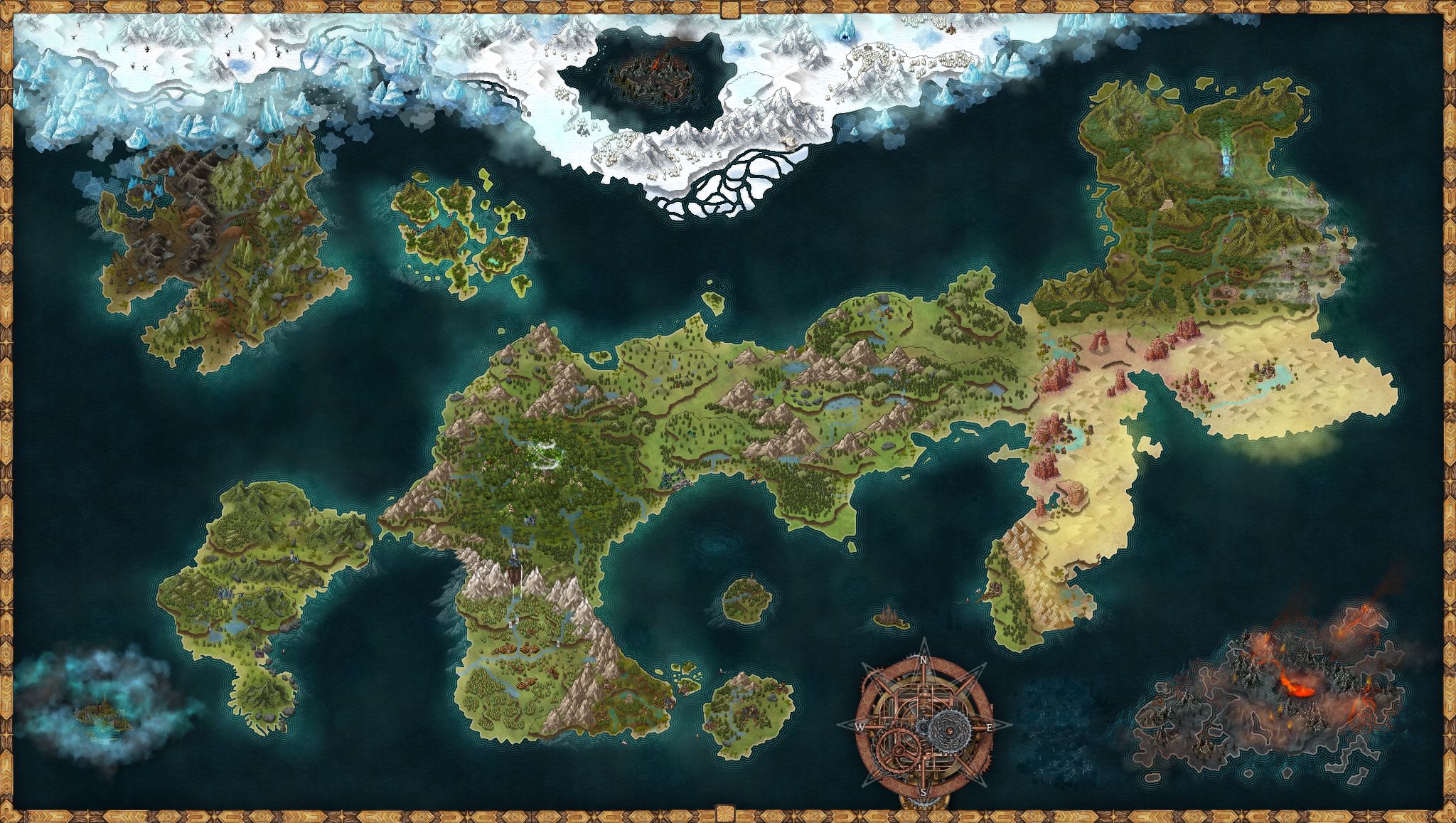 Inkarnate - 🌎 World Map 🌎 . Groomind . 🎨 Map by Pena Negra...