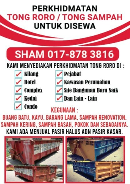 Tong roro&tong sampah&waste disposal kuala lumpur dan selangor