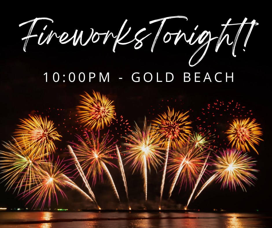 The answer to everyone's... - Gold Beach Fireworks Fund