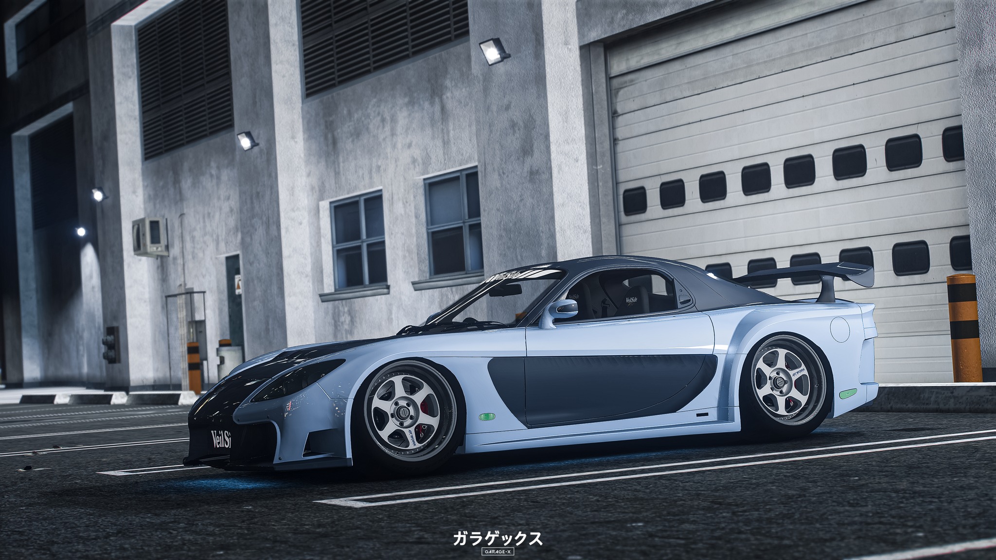 Garage - ส่งงานรอบดึก Mazda RX7 Veilside Fortune💙 - แก้ wheel ไม่สามารถ ...