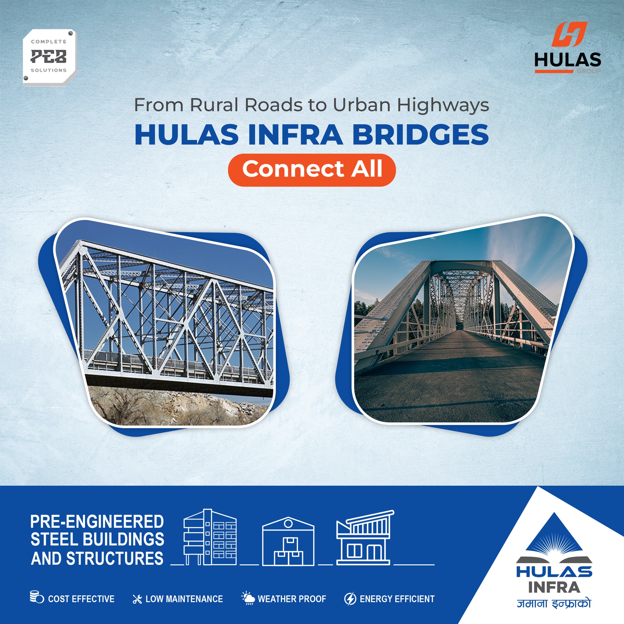 Hulas - From rural roads to urban highways, Hulas Infra bridges are ...