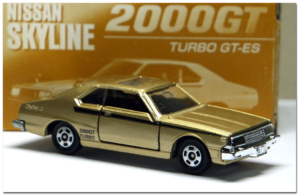 Tomica Premium Nissan Skyline 2000 Turbo GT-E-S model car