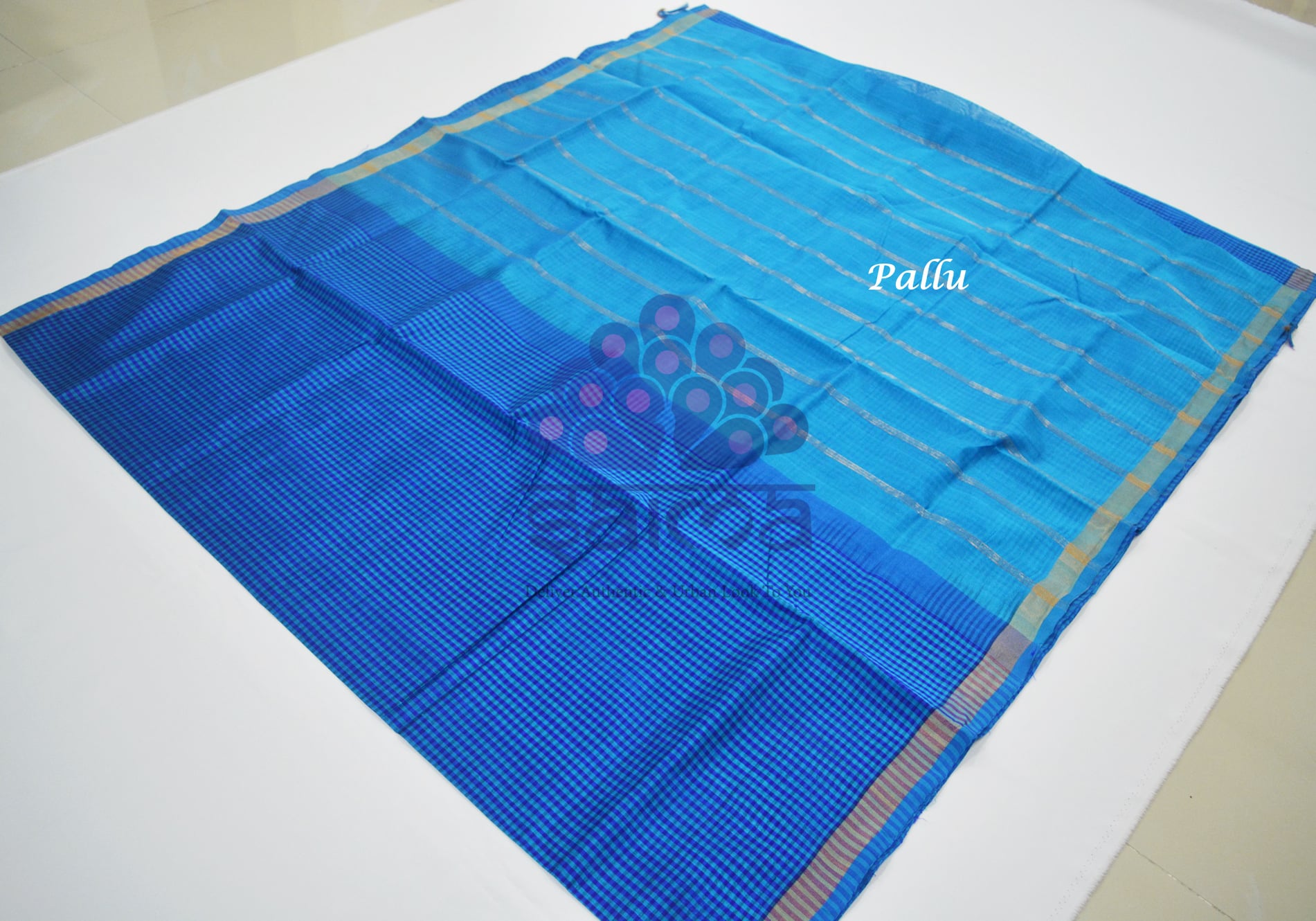 Saima Collections - SOLD Kanchi silk cotton in fine checker design all ...