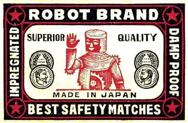 1950s Japanese matchbox art. I'm not sure ***why*** I love this so