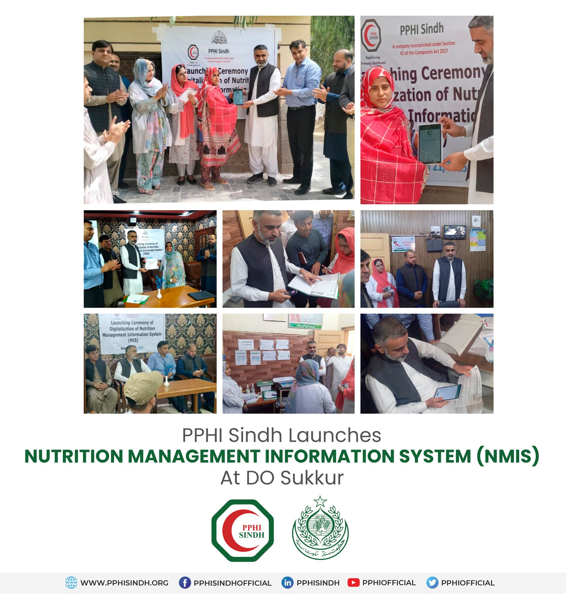 PPHI - PPHI Sindh Launches Nutrition Management Information System ...