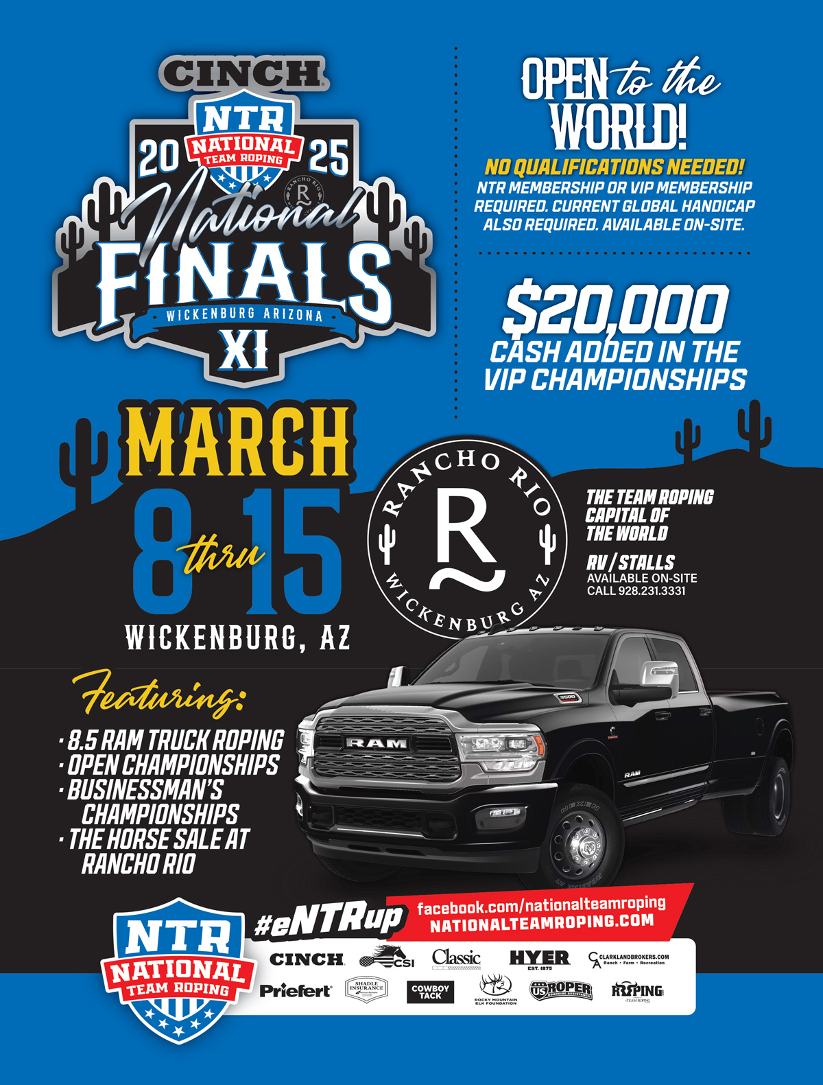 NTR - National Team Roping Finals | Wickenburg AZ