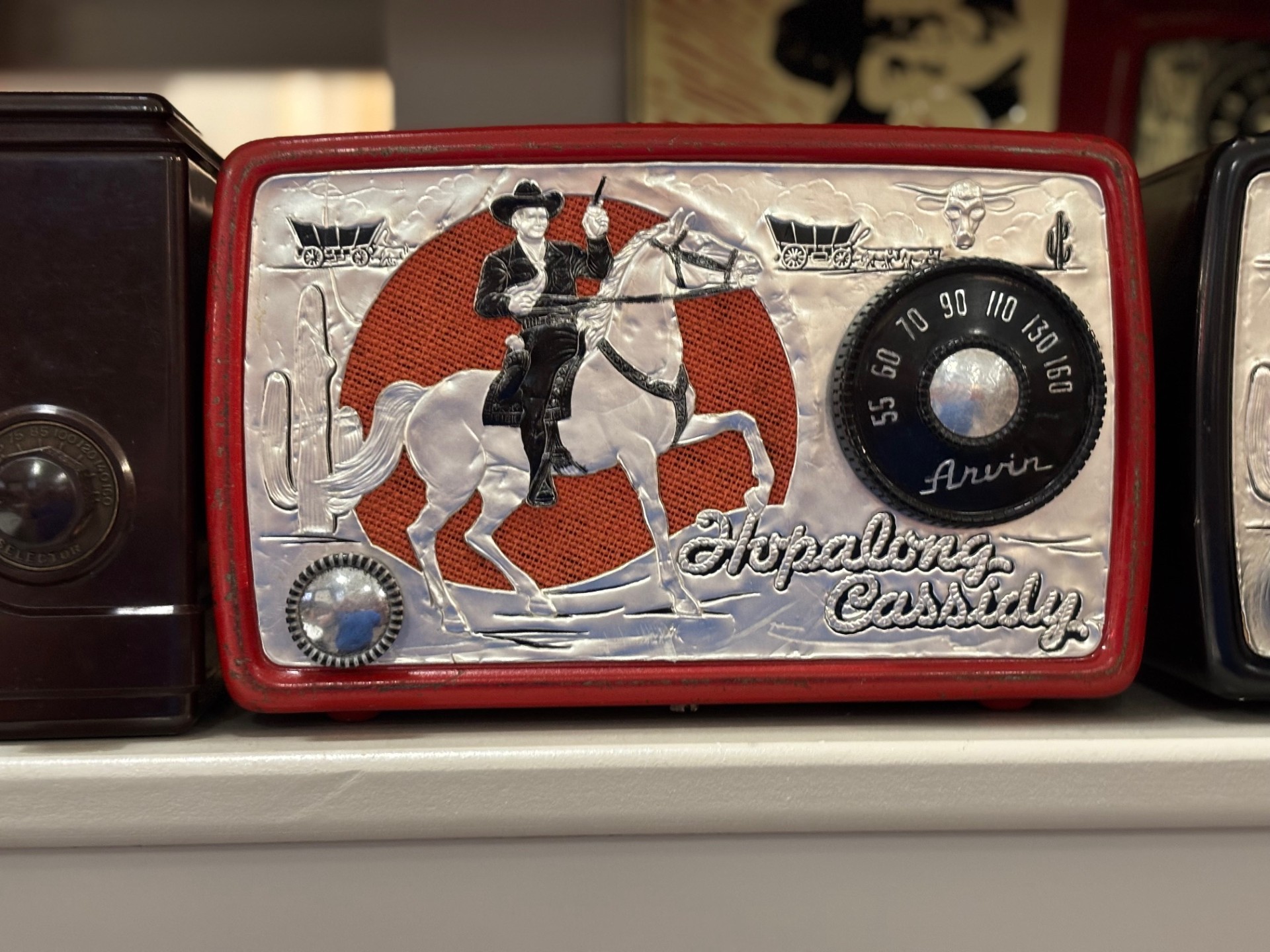 Vintage Arvin Hopalong Cassidy radio from 1950