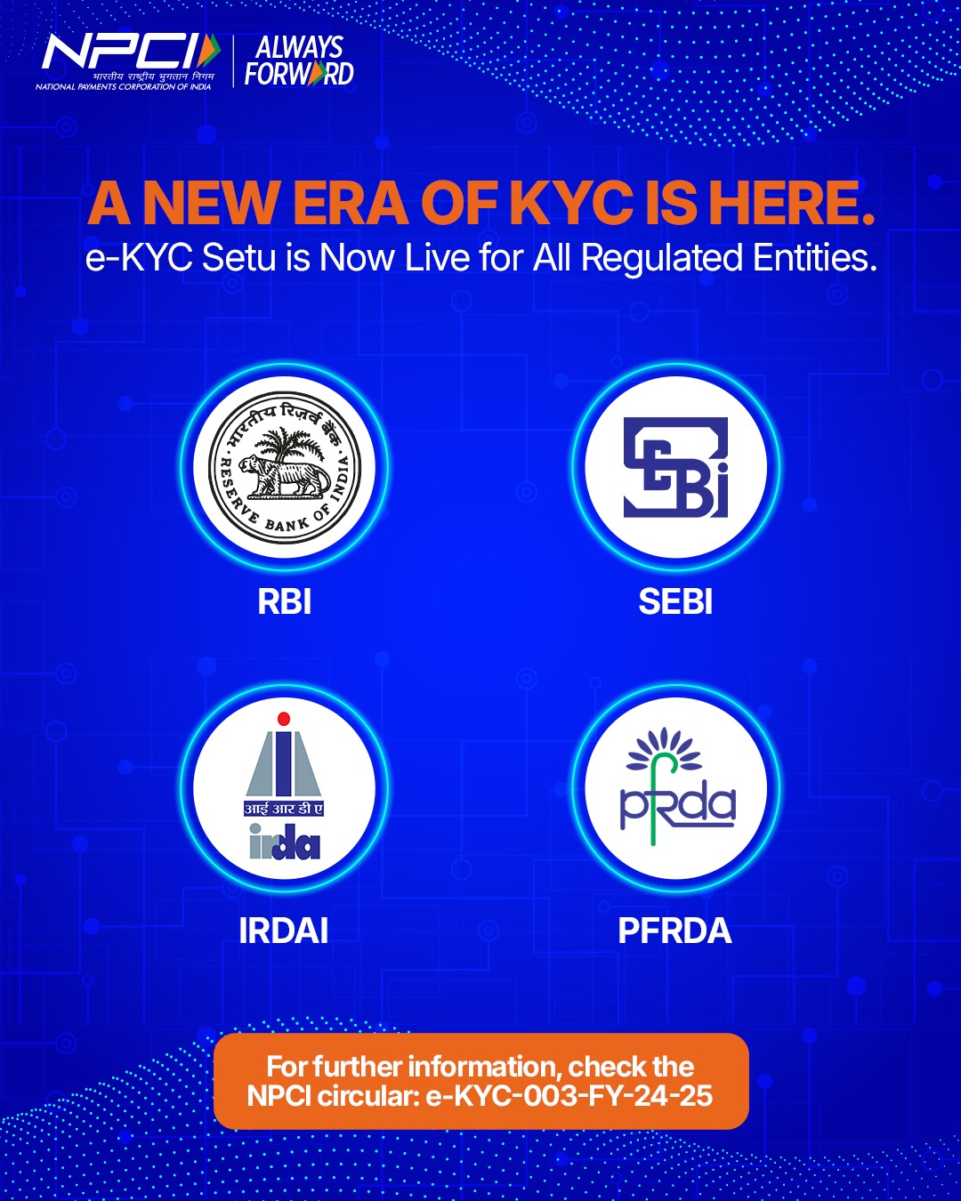 National Payments Corporation of India - Big news📣 E-KYC Setu is now ...