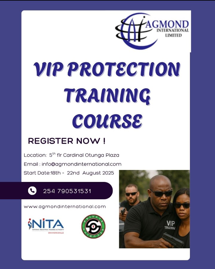 Agmond Int - 🔥 VIP PROTECTION COURSE – AUGUST INTAKE 🔥... | Facebook