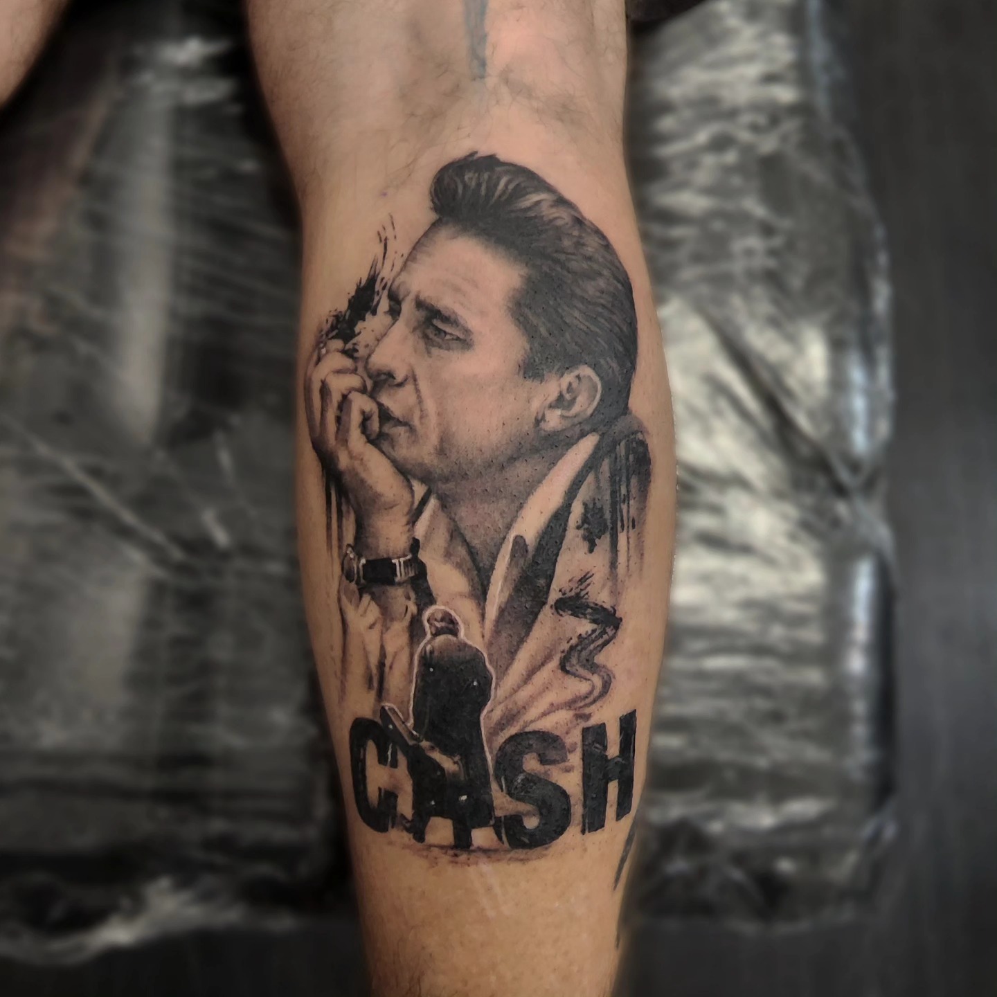 Here's a Johnny Cash tattoo... - Smoke & Mirrors Tattoo Co. | Facebook