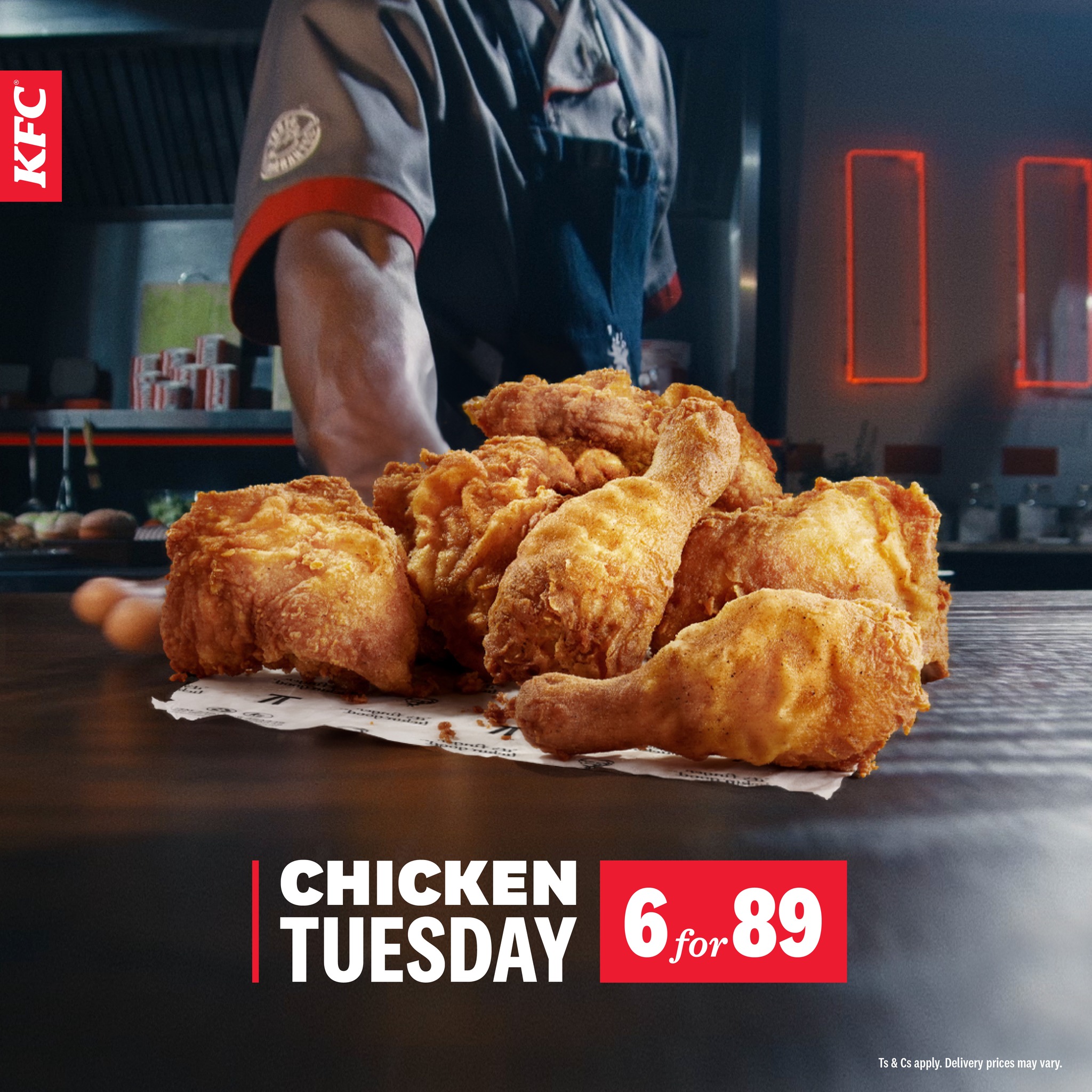 It's #ChickenTuesday again! Get your 6 pieces for only M89 this