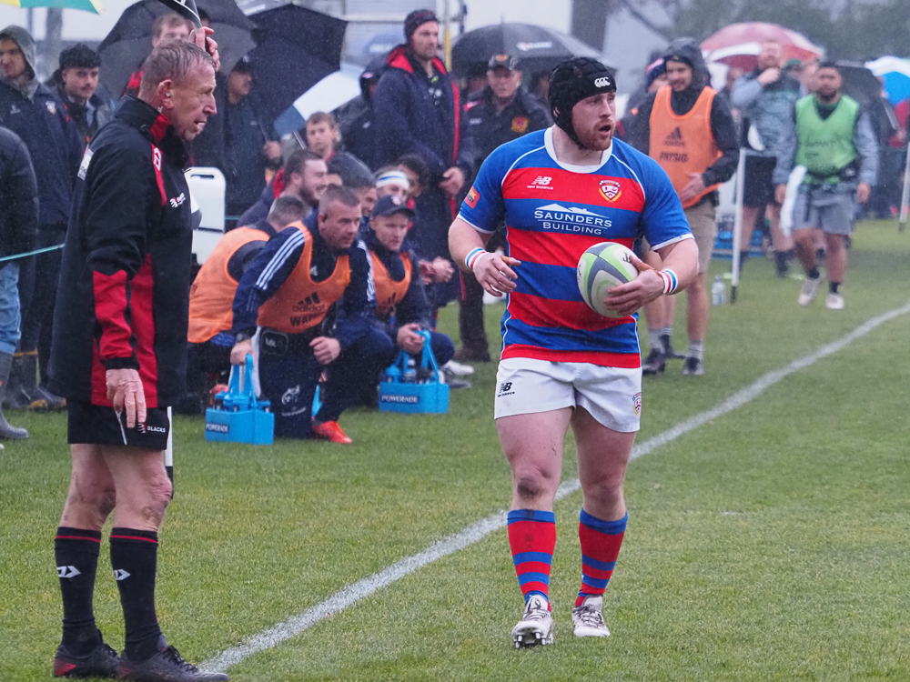 A dark and soggy day! Photos: B King - Sydenham Rugby Club