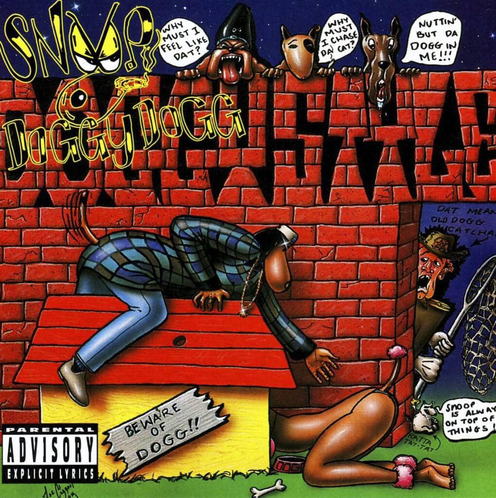 Snoop Dogg with his 1995 'Rap Album of the Year' Soul Train Music