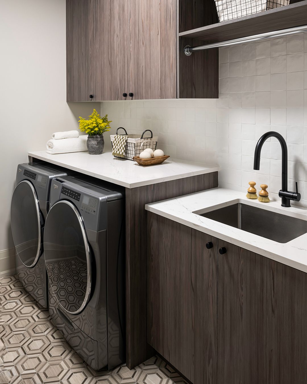 The Vogue - Elevate your laundry room by introducing bold features and ...
