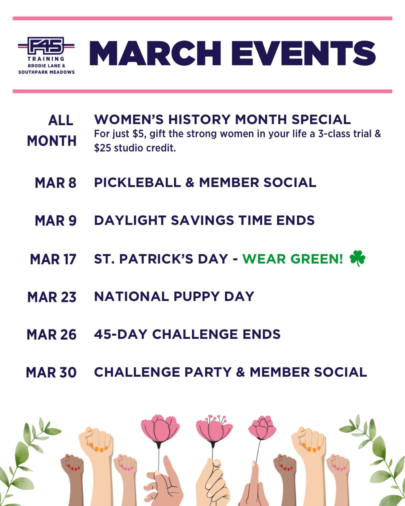 F45 - 🚨 MARCH = WOMEN’S HISTORY MONTH = TIME TO CELEBRATE STRONG WOMEN ...
