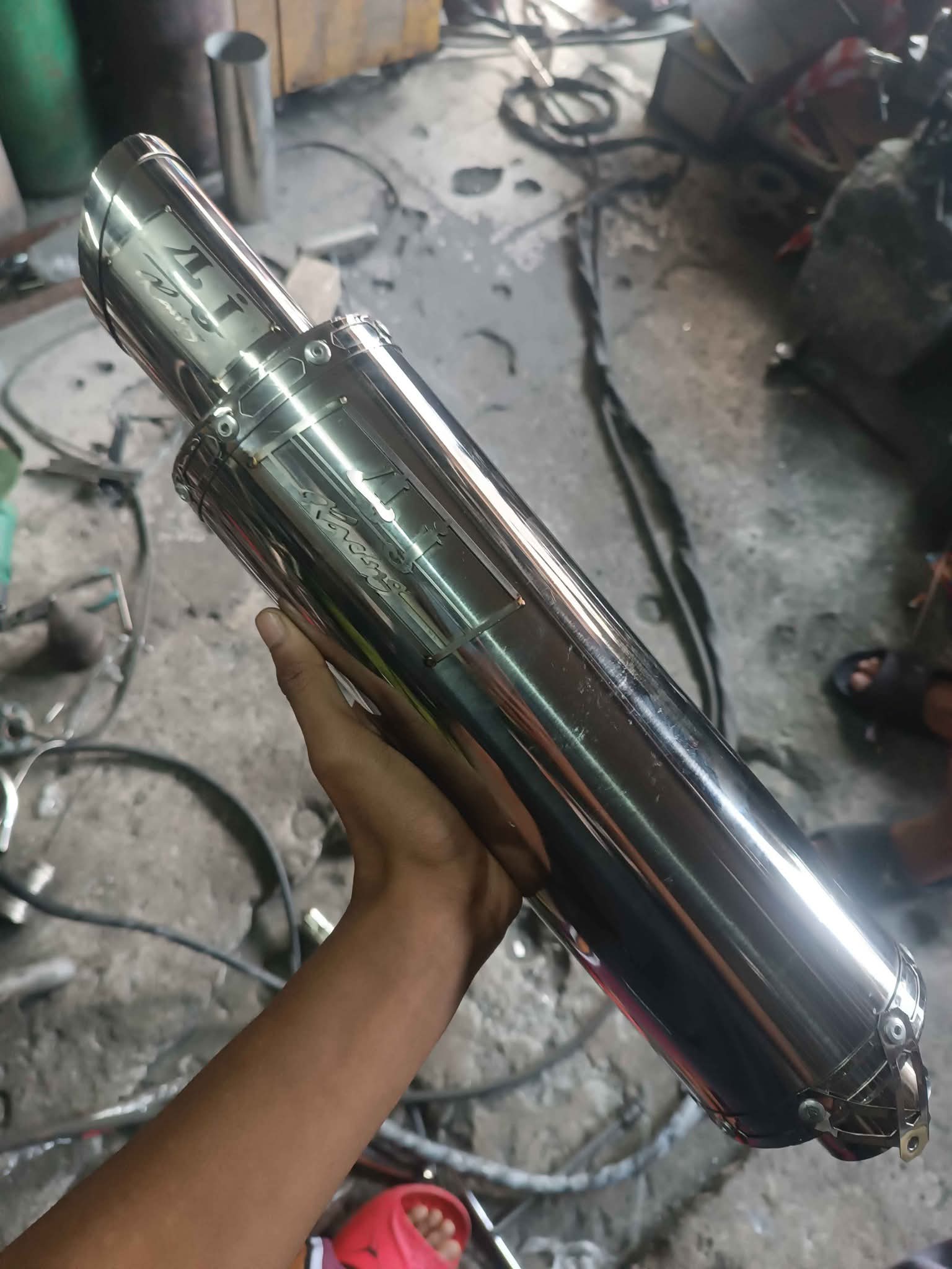 4J RACING POWER PIPE DUAL TIP / SHARKTIP / ATOMIC - Car Engines ...