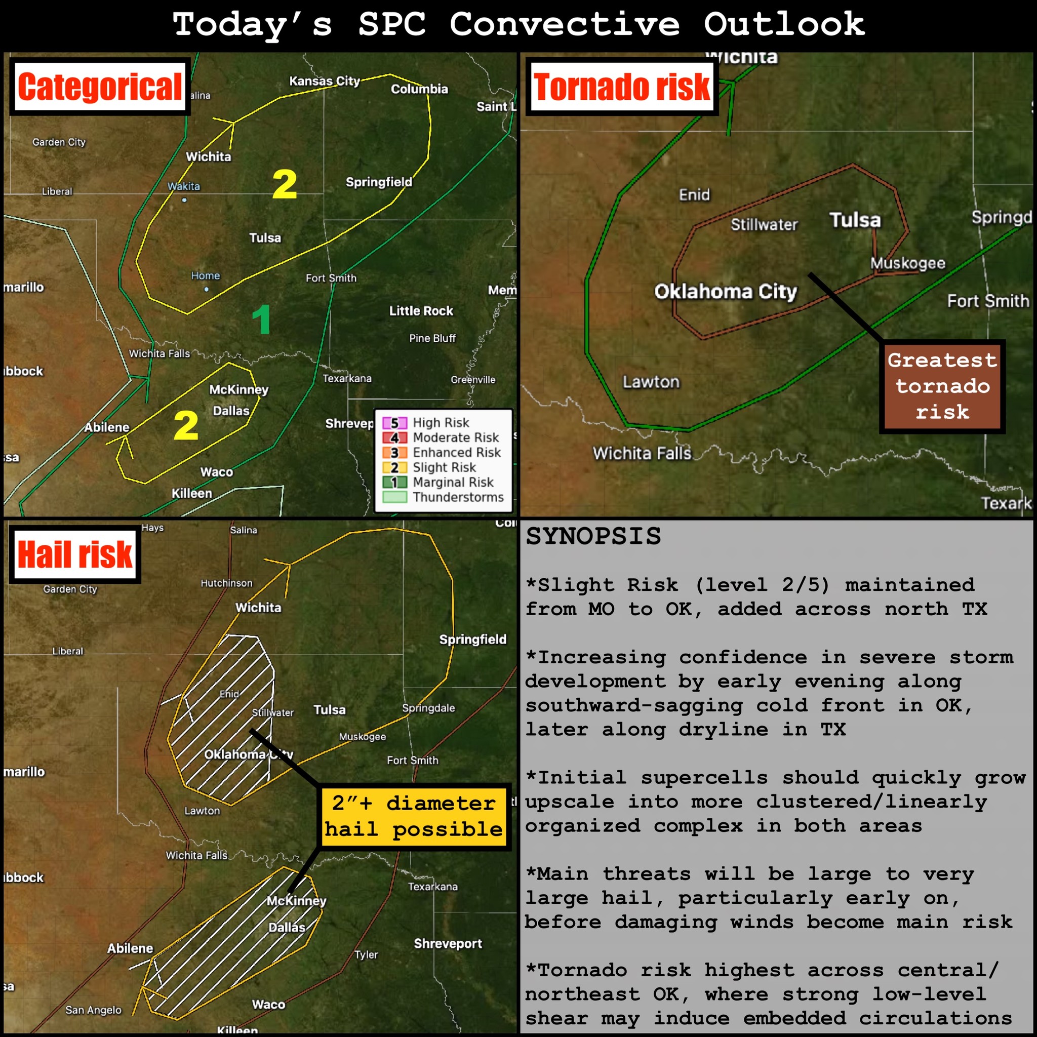 Confidence has increased in severe... - Convective Chronicles | Facebook