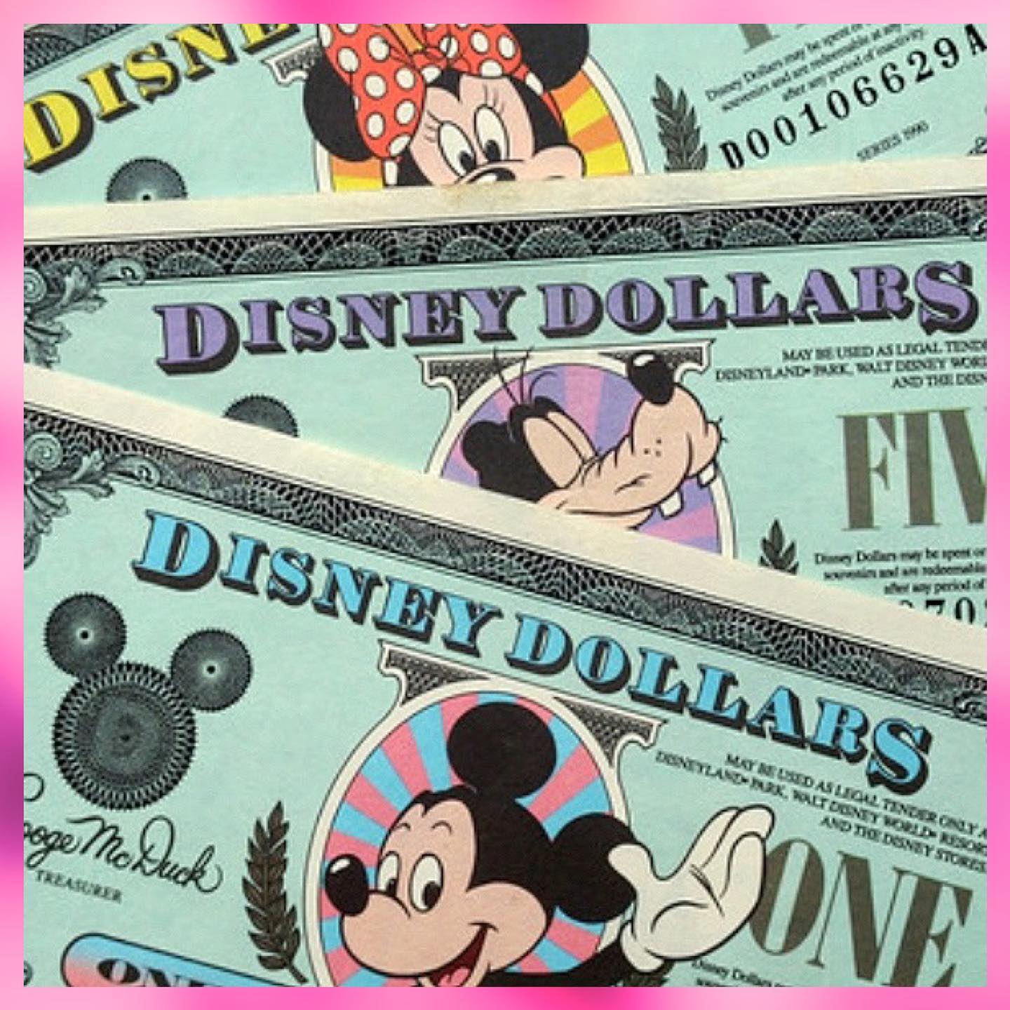 ❓Do you remember 𝐃𝐢𝐬𝐧𝐞𝐲 𝐃𝐨𝐥𝐥𝐚𝐫𝐬? 💵 Did you use them