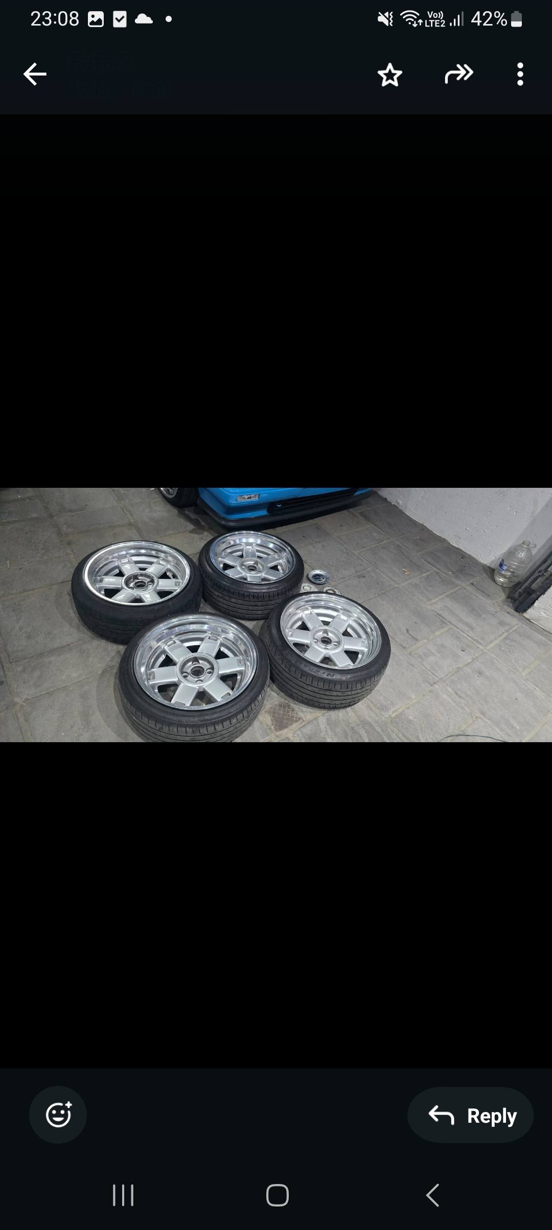 OEM Velociti stepped rims stepped to 17 inch with tires - Car Wheels ...