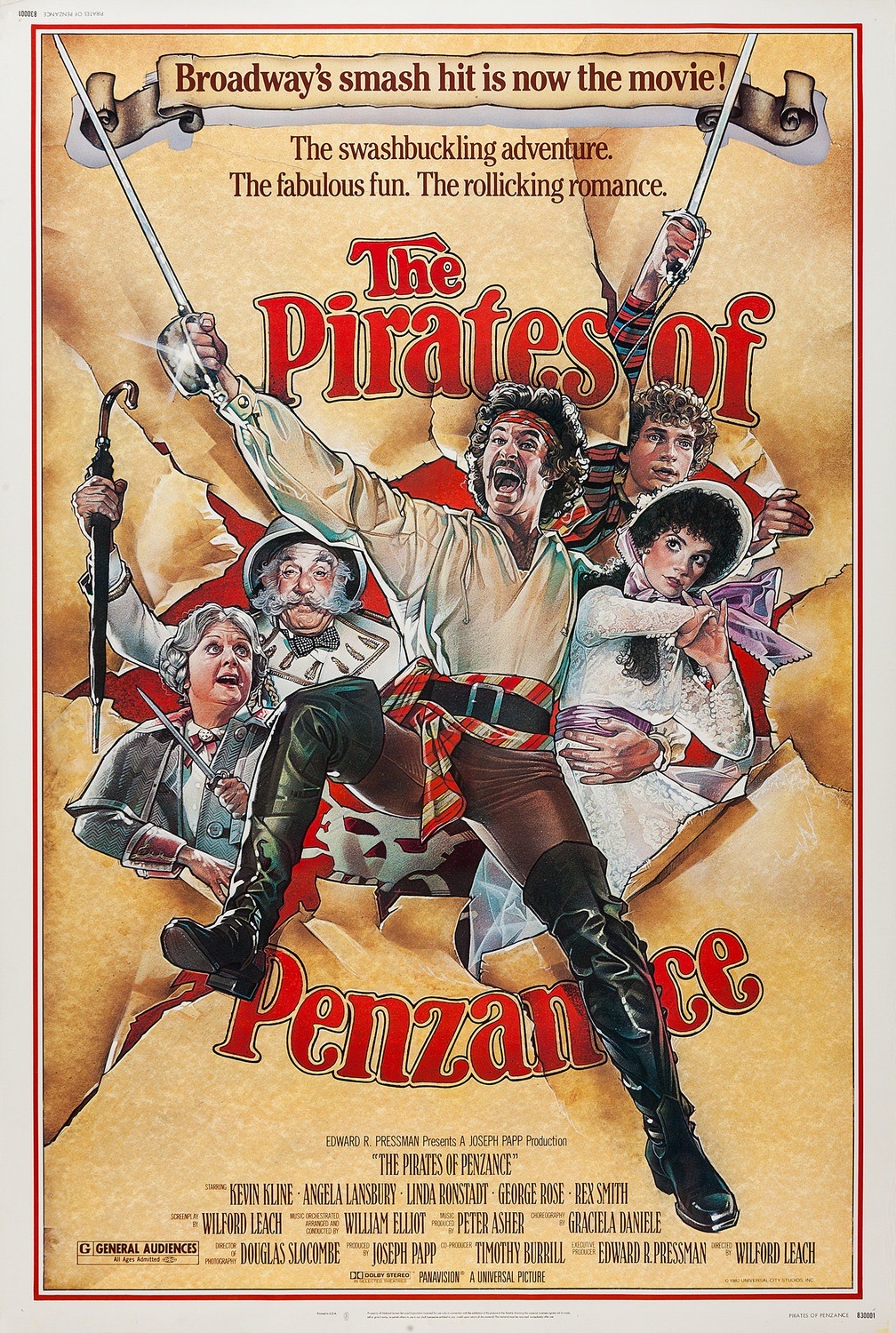 The Pirates of Penzance 1983 film with Angela Lansbury