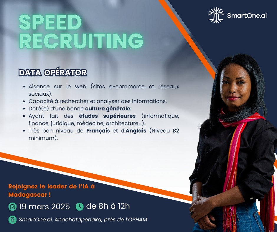 La 1ʳᵉ édition du Speed Recruiting... - Smartone Madagascar | Facebook