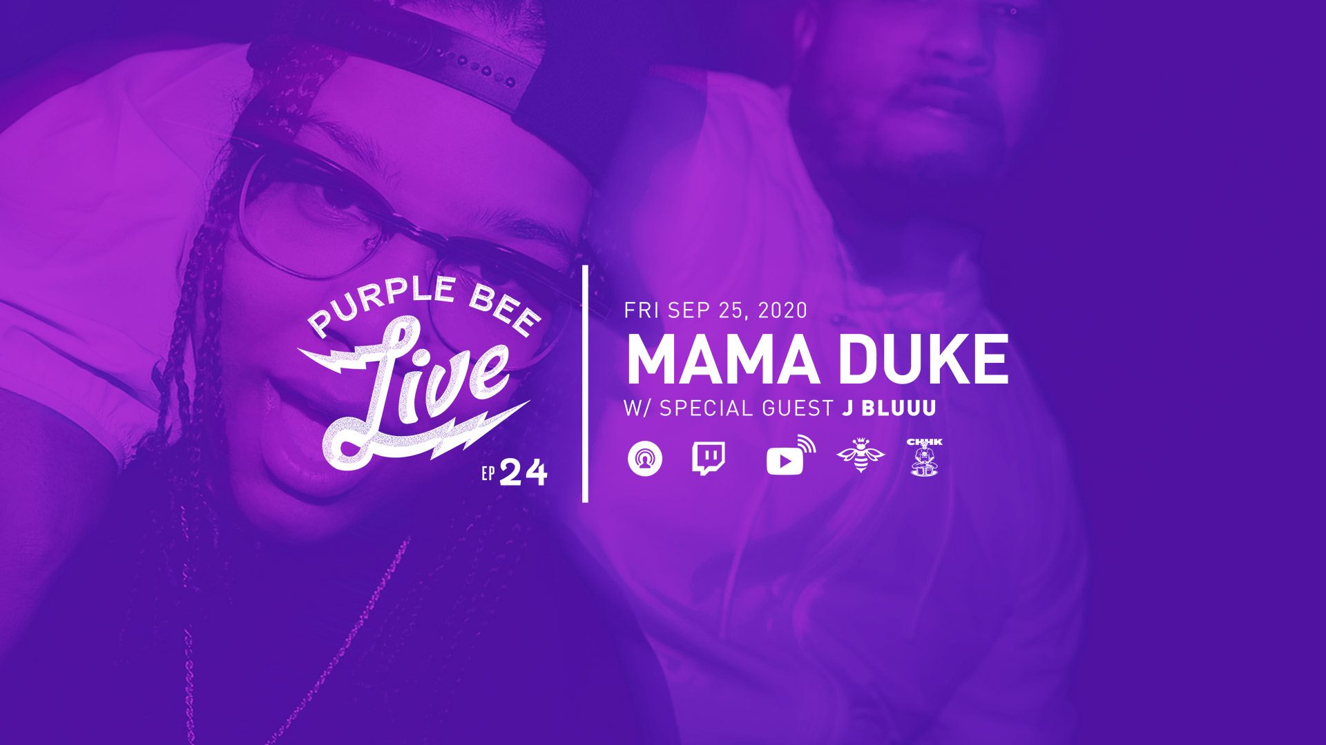 Mama Duke • Live Stream • Hip-Hop • Purple Bee TV