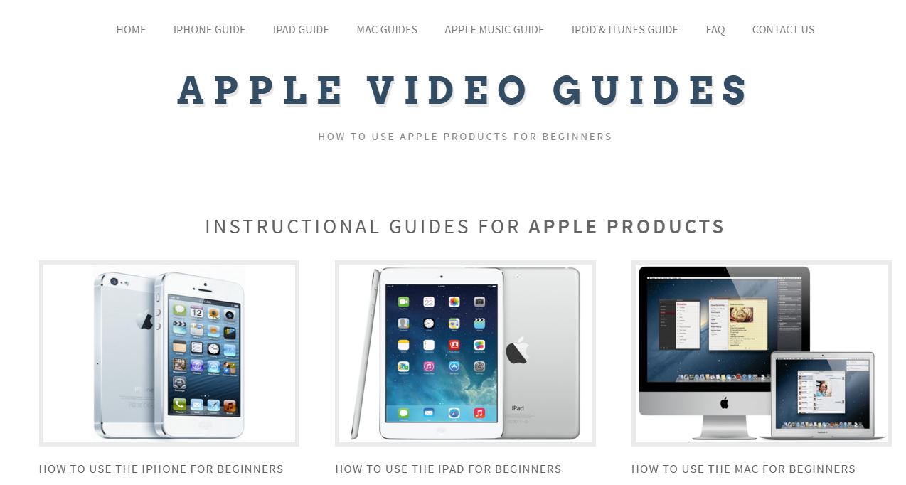 Apple Video Guides