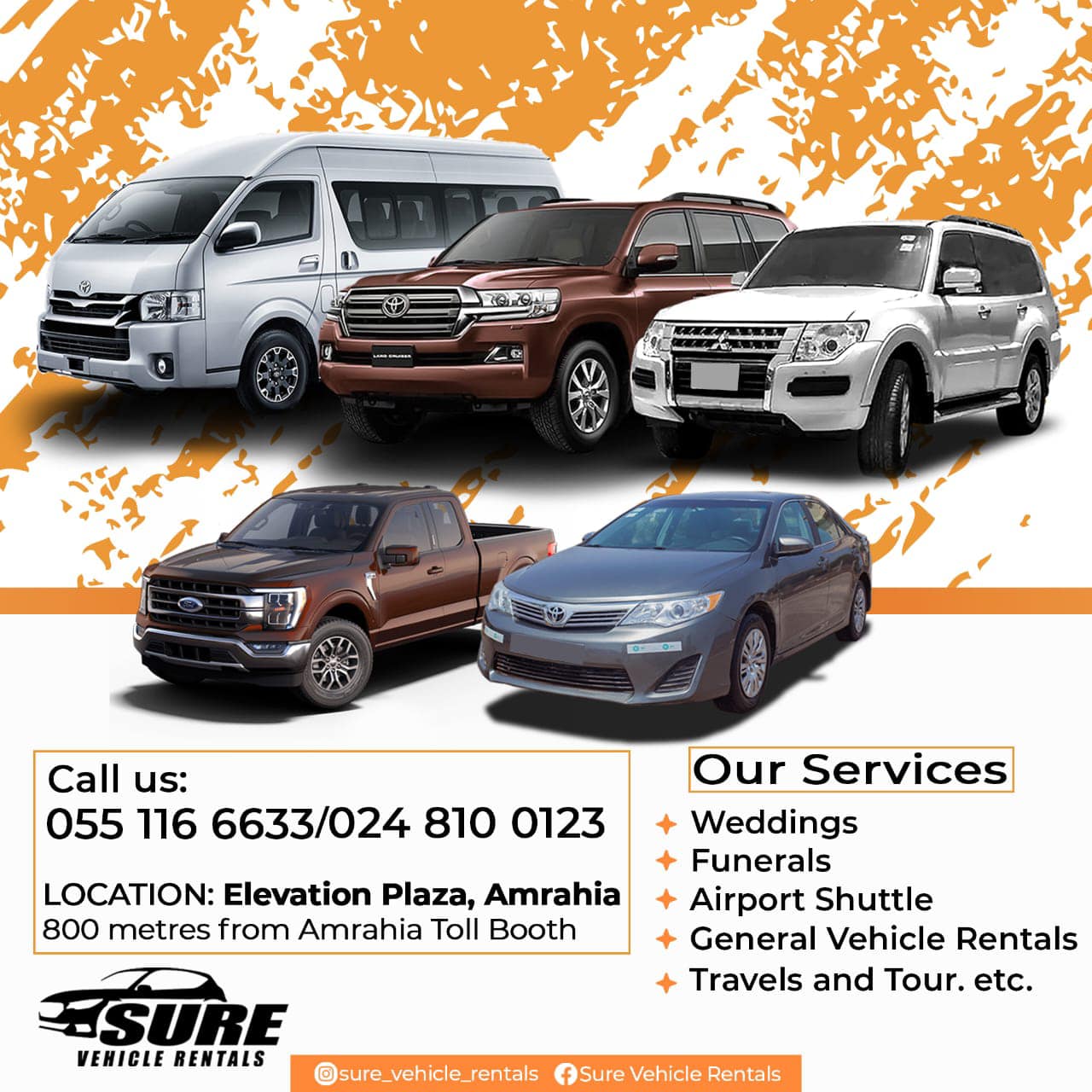 Sure Vehicle Rentals | Accra