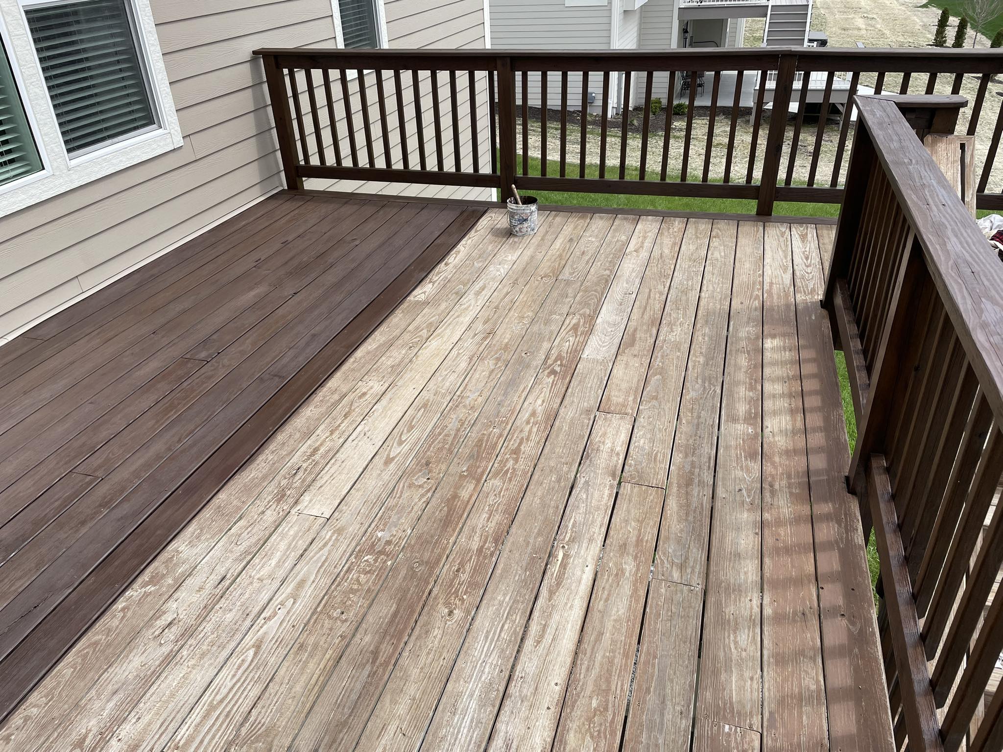 Cabot cordovan leather stain for deck