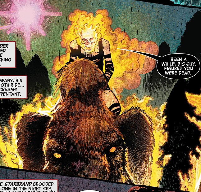 Heroes of Marvel and DC - The coolers Ghost Rider! Why? He is riding a ...