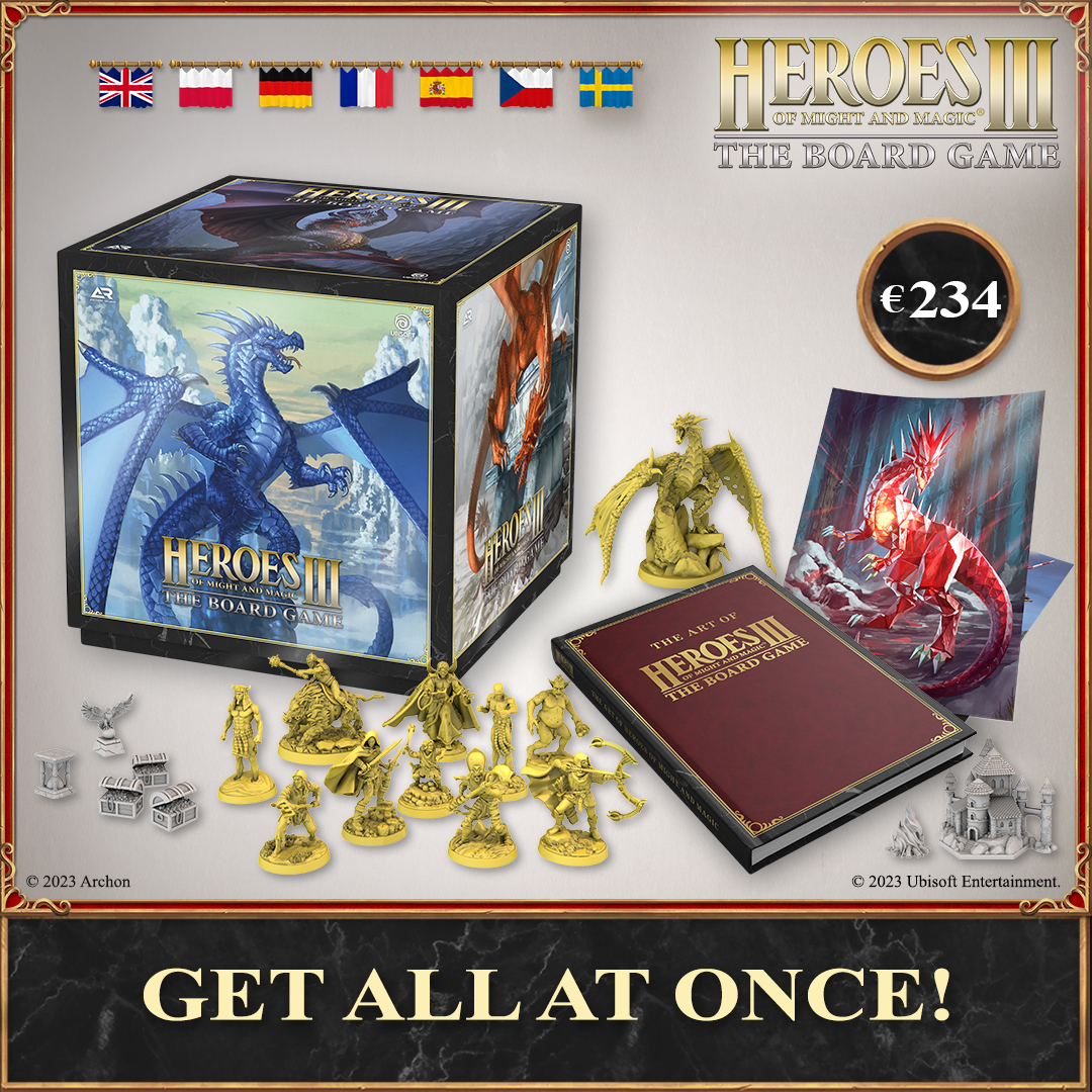 Heroes of Might and Magic 3 game collection and sealed mint copies