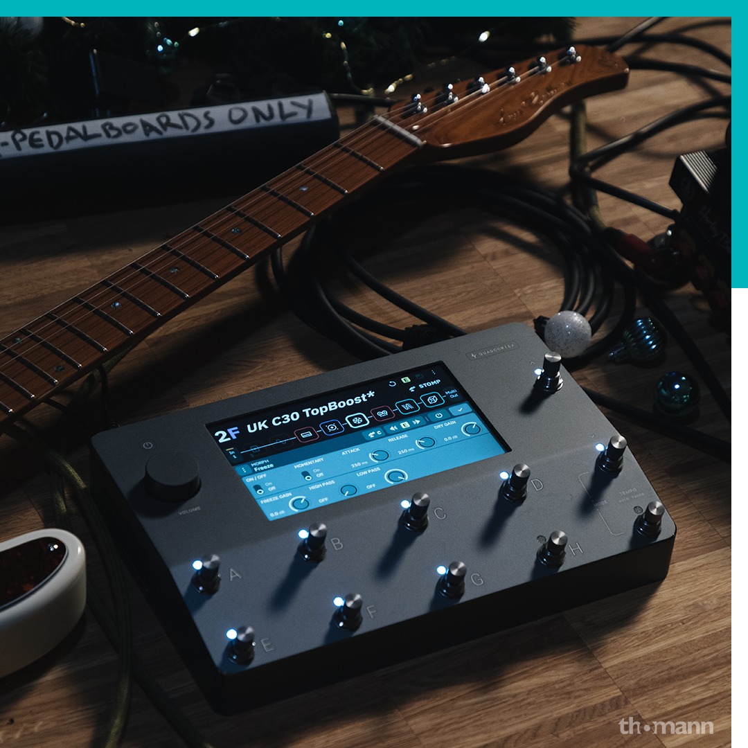 Check out the stunning Neural DSP Quad Cortex in an exclusive Red