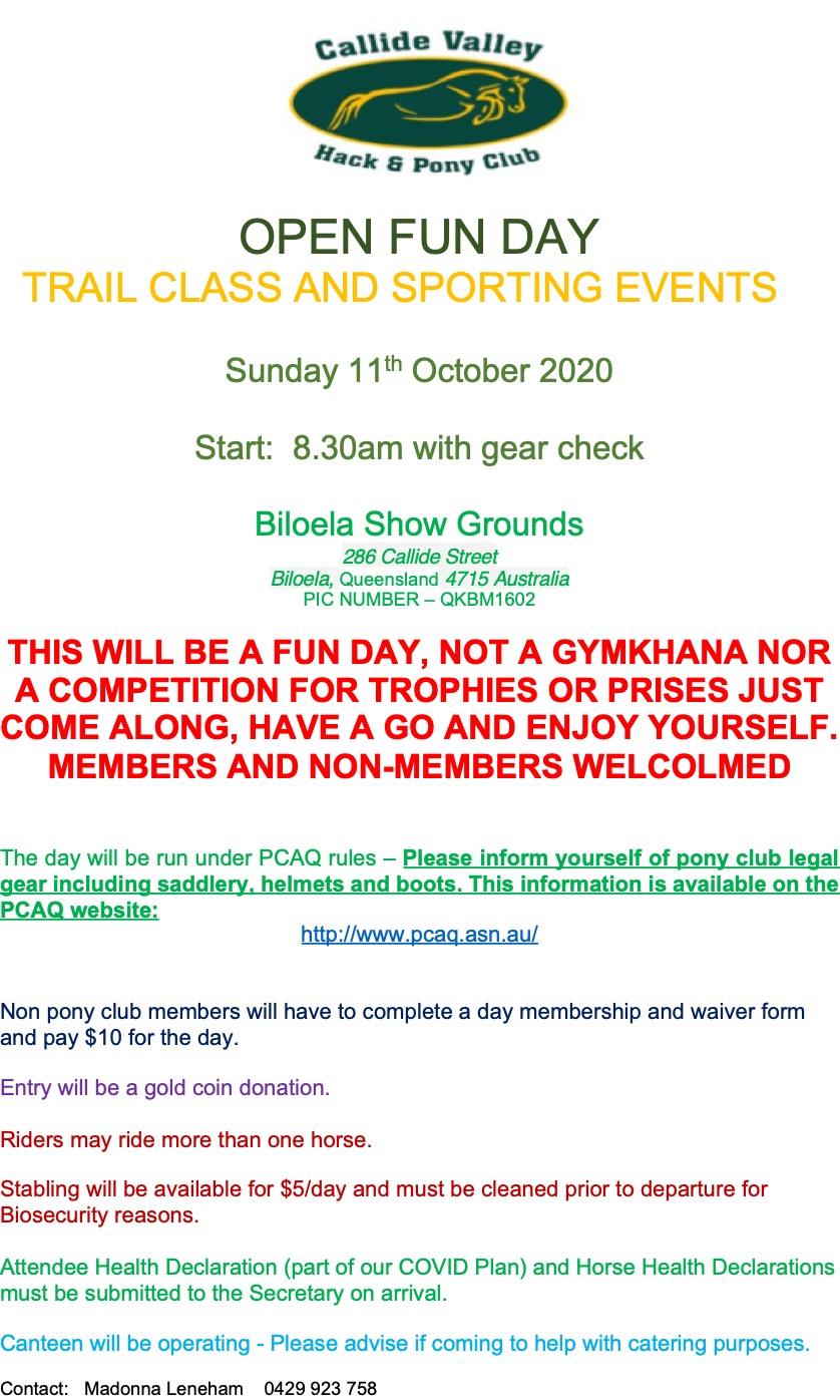 OPEN FUN DAY