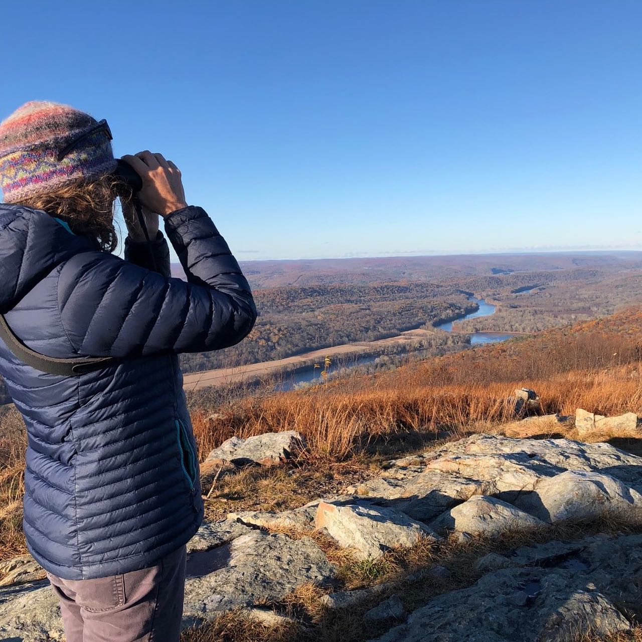Our hawk watch site at Quaker... - Quaker Ridge Hawk Watch